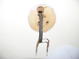 Perished rubber sheathed cable